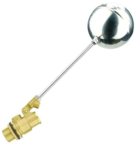 PLLJIAXUAMCLNL 1 Stück Messing Schwimmerventil, 1/2'',3/4'',1'' Wasserturm Wassertankventil Wasserstand Durchfluss Automatische Steuerventile (1/2')