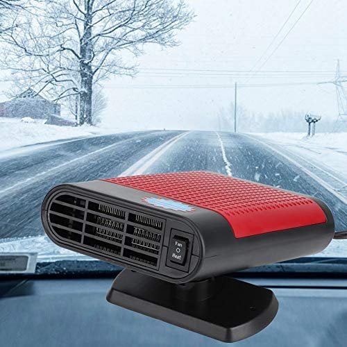12V 150W Ventola Riscaldatore per Auto, Anione Ventola Automatica Riscaldamento Rapido Defr De Macchina Dispositivo di Raffreddamento Portatile 2 in 1 Finestra Ventilatore