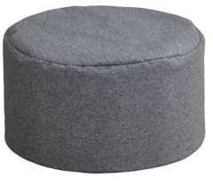 Home Deluxe Pouf d'extérieur XXL – Anthracite | Pouf poire XXL résistant aux intempéries pour extérieur XXL