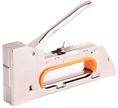 TRDEWR Nail Gun Manual Nail Gun Three-purpose Code Nail Gun Gas Nail Gun U-shaped Nail Grab Oil Painting Gun With Nail Safety Lock Button(M-Only Gun)