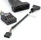 Cable adaptador para placa base USB 3.0 macho de 19 pines a USB 2.0 hembra de 9 pines