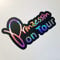 folien-zentrum - Prinzessin on Tour Oilslick schwarz 12 x 7,5 cm - hochwertiger Aufkleber Auto Tuning - OEM & JDM Auto Sticker - Lustige Aufkleber für Auto - Autoaufkleber - Made in Germany