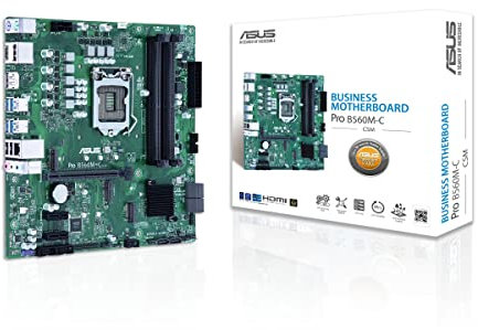ASUS Pro B560M-C/CSM Business Mainboard Sockel Intel LGA 1200 (mATX, PCIe 4,0, Intel 1Gbit/s Ethernet, ASUS COM Debug Header, Remote IT Management)