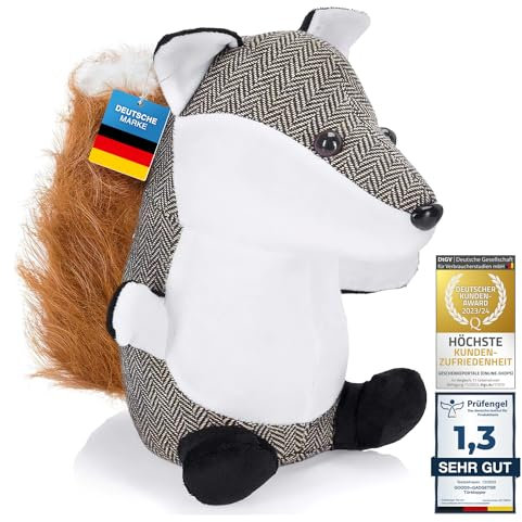 Fuchs Türstopper - Süßer Tier-Türstopper Türhalter Türpuffer Türsack Tierform - Handarbeit 1,3 kg Gewicht
