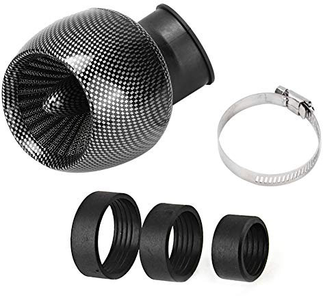 Motorrad Luftfilter Universal Motorrad Luftfilter Ansaugfilter Kohlefaser Textur Motorrad Roller ATV Dirt Bike Luftfilter 28mm 35mm 45mm 48mm