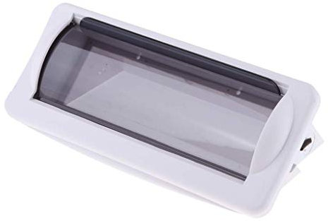 Universal Marine Boot Auto Radio Shield Wasserdichte Abdeckung Stereo Gehäuse Gehäuse Gehäuse Spritzschutz – Weiß