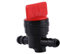 Universal Plastic 6mm Inline Motorcycle On/Off Fuel Tap Shut Off Valve Petcock Fit for 1/4 Pipe Hose Fuel Switch Tap for Moto Pit Motorized Bike