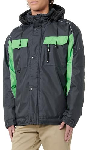 BWOLF Braver Giacca da Lavoro Invernale Uomo Giubbotto Lavoro Uomo Invernale Reflectante Abbigliamento da Lavoro Invernale, grigio, L