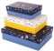 goldbuch 85 154 Kartonagen-Set Meadow Miracles, 3 Boxen, Maße GroßeBox 18,5 x 26 x 7,5c m, MittlereBox 15,5 x 22 x 6,5cm, KleineBox 12,5 x 18x 5,5 cm, Geschenkkartonagen Set Motiv Blumen