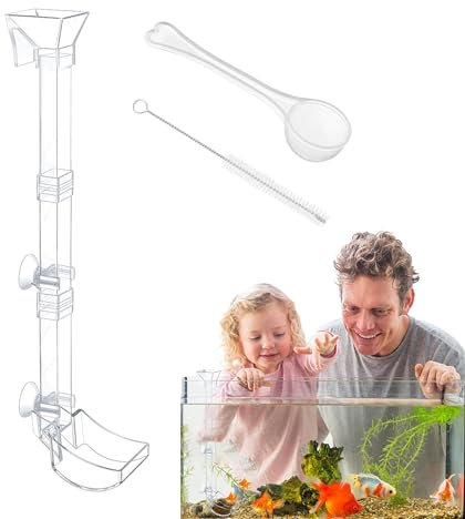 Kongou Shrimp Feeder Tube, Rohr Und Futter Schale Für Garnelenfutter, Transparentes Fischfütterungsrohr Kit Für Aquarium Fisch Tank Versorgung, Futterschalen Set Für Garnelen, Fische Und Schnecken