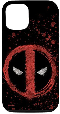 iPhone 12/12 Pro Marvel Deadpool Wade Wilson Icon Paint Splatter Case