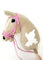 Hobby Horse Hobbypferd groß A3 (Pferd auf einem Stock) (beige)