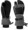 Caracaleap Skihandschuhe Herren Damen Fäustlinge 3 Finger Handschuhe Wasserdicht Winterhandschuhe für Skifahren Snowboard Eislaufen Wandern Grau L-XL