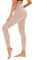 TNNZEET High Waist Leggings Damen Elastische Leggins Weiche Sporthose für Sport Gym,Beige,2XL