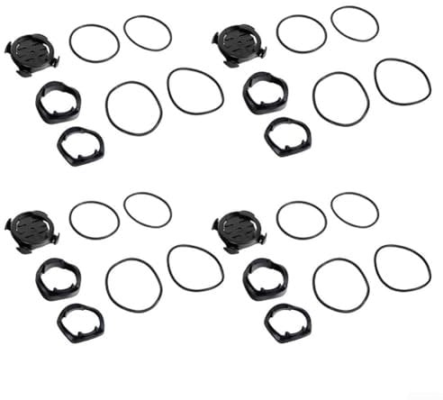 Bike Computer Holder Set for Garmin Includes 4 Packs of Adjustable Straps and Washers