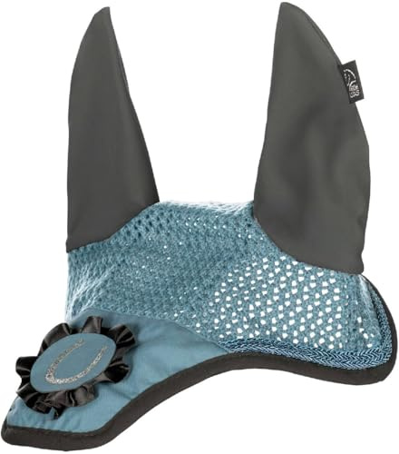 HKM Nele Fliegenhaube, Rauchblau, Shetty