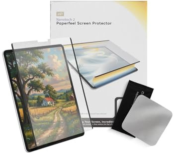 EIP Detachable Paperfeel Screen Protector for iPad 10/11th Generation | Reusable nano suction strip, easy install detach, antiglare matte film coating, draw sketch like paper
