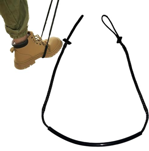 Steigbügel für Kletterstöcke, 110 cm, Aufstiegshilfe für die Jagd, Leichter für Wandern, Klettern, Bergsteigen, Camping, Survival, Höhlenforschung, Rucksack