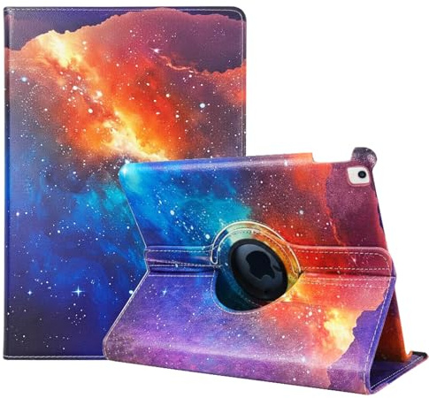 World biz Funda giratoria para iPad mini (A17 Pro, modelo 2024, 7ª generación) / mini 6 (modelo 2021, 6ª generación), funda protectora de piel giratoria de 360 grados, función de encendido y apagado