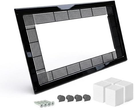 M.PASCUAL - Marco para microondas | 60,4x40,7 - NEGRO | PVC