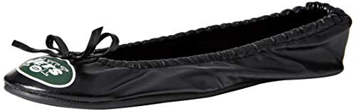 FOCO NFL Damen Exklusives Team Logo Flache Schuhe mit Clutch, Damen, Teamfarbe, Small
