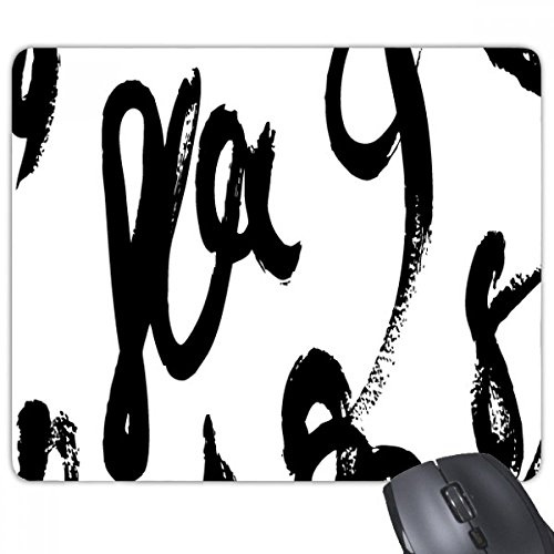 beatChong Brushwork Graphic Sense Texture Rectangle Griffige Gummi Mousepad Spiel Mauspad Geschenk