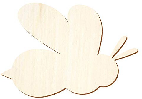 Holz Biene V1-3-50cm Breite - Basteln Deko, Größe:25cm, Pack mit:1 Stück