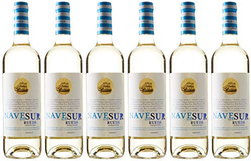 CUATRO RAYAS Nave Sur - Vino Blanco Verdejo D.O. Rueda (6 Botellas x 750ml)