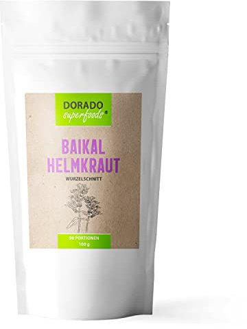 Baikal Helmkraut Tee Wurzelschnitt | 100 g - frei von Zusätzen | Dorado Superfoods ®