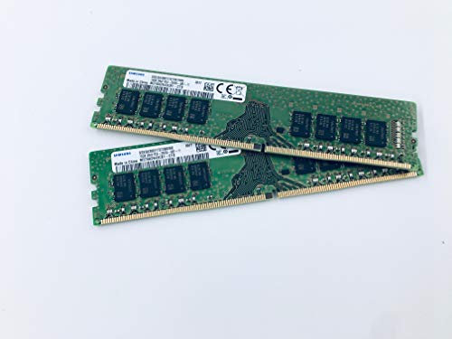 SiQuell® 32GB (2X 16GB Kit) DDR4 PC4-21300 2666MHz 288 PIN DIMM 1.2V CL19 PC RAM Memory Module bestehend aus 2X 16GB Samsung M378A2K43CB1-CTD