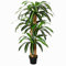 Outsunny Dracaena Artificial 160 cm con Maceta Planta Artificial con 66 Hojas Musgo Árbol Tropical para Decoración Jardín Balcón Oficina Salón Ø20x160 cm Verde