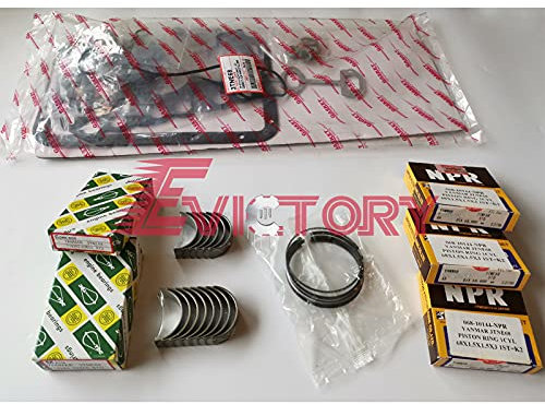 3TNE68 3D68E Komplette Dichtung + Kolbenring Motorlager für Yanmar Mini Bagger