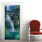 A.Monamour Türtapete Selbstklebend Türfolie Türposter 3D Felsen Berg Wasserfall Landschaft Natur Vinyl Folie Türdeko Tapete Wandbild Türaufkleber Türtattoo 85 x 200 cm