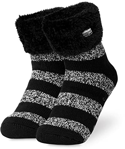 CityComfort Kuschelsocken Stoppersocken Damen Winter Dicke Rutschfeste Warme Socken Damen Geschenke für Frauen und Teenager