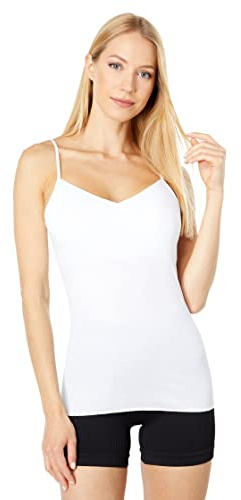 Damen Spaghetti Top Padded Wei゚ M