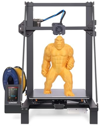 Longer LK5 Pro 3D-Drucker, große Baugröße 20 cm (L) x 30 cm (B) x 39 cm (H), 90% vormontiert, geräuschloses Motherboard, FDM 3D-Drucker für DIY-Druck zu Hause und in der Schule