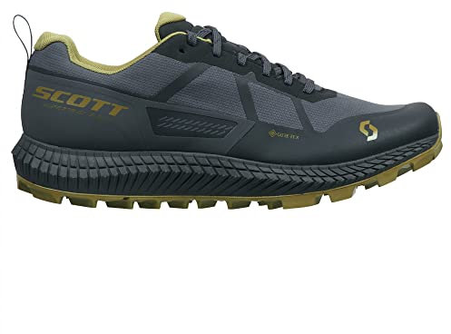Scott M Supertrac 3 GTX Shoe Schwarz, Herren Gore-Tex Laufschuh, Größe EU 42.5 - Farbe Black - Mud Green