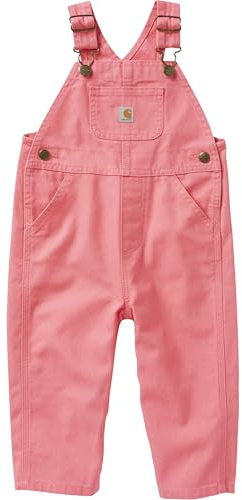 Carhartt Baby Girls Canvas Bib Overalls (Lined and Unlined) Overalls (pack of 1)
