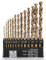 M35 - Juego de brocas métricas redondas con mango recto cobalto 1,5 mm-6,5 mm para acero inoxidable, metal duro, hierro fundido, cobre, plástico aluminio