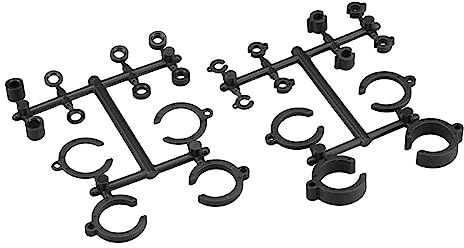 J Concepts Inc. Big Bore Shock Limiter Up-Travel kit 24pc Black JCO2295B Electric Car/Truck Option Parts