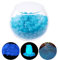 500Pcs Piedras Luminosas Piedras Luminosas de Colores Piedras Decorativas Guijarros Luminosos Piedras de Jardín para Caminos,Acuarios,Plantas en Maceta (Azul Oscuro)