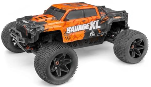 HPI Monster Truck Savage XL Flux V2 4WD GTXL-6 1:8, Orange, 16 x 2 x 17 cm, HP160103