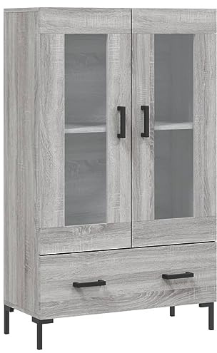 vidaXL Highboard Grau Sonoma 69,5x31x115 cm Holzwerkstoff