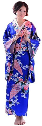 ABOOFAN Traditionelle Japanische Kimonos, Kimono-Roben Mit KirschblüTenmuster FüR Damen, KostüM FüR Fotoshootings