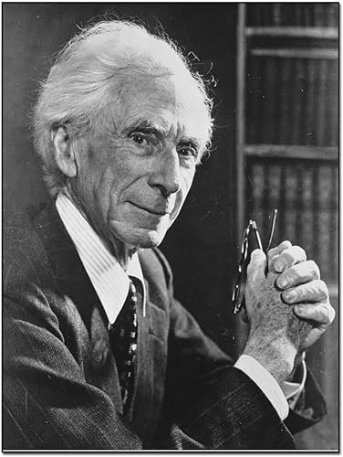 LVTFCO Bertrand Russell-Poster, berühmter Philosoph, Leinwand-Wandkunst, Bertrand Russell-Drucke, ästhetische Malerei für Zuhause, Wanddekoration, Bild, 50 x 70 cm, ohne Rahmen