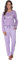 Reliwel Pyjama Femme Coton Pyjama pour Femme à Manches Longues Vêtements de Nuit Femme Long Ensemble de Pyjama Chat 2 Pièces Doux Confortable Poches Tenue Automne et Hiver S-XXL