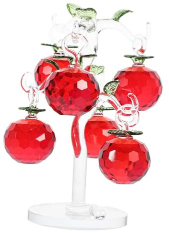 RORPOIR Kristallapfelbaum Deko Künstlicher Kristallbaum Für Tischdekoration Innendekoration Schreibtischornament