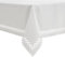 MIULEE Leinen Optik Tischdecke Weiß Tischdecken 140x180cm Abwaschbar Lotuseffekt Eckig Rechteckig Tischtuch Polyester Wasserabweisend Tischwäsche Abwischbare Tafeldecke für Party Küche