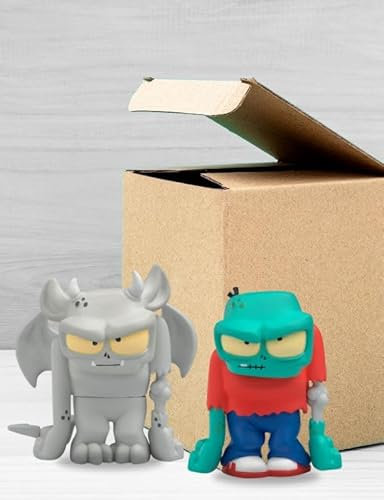 Packs Ultrazombies Special Edition con Piezas Intercambiables 8cm | Figuras Coleccionables de Zombies | 2 Brillan en la Oscuridad | para Niños y Coleccionistas | Halloween (Pack 1 / 2UND)