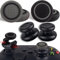 PlayRealm Lot de 2 rallonges de joysticks anti-chute et 4 poignées de pouce pour manette Xbox Series et Xbox One Gris